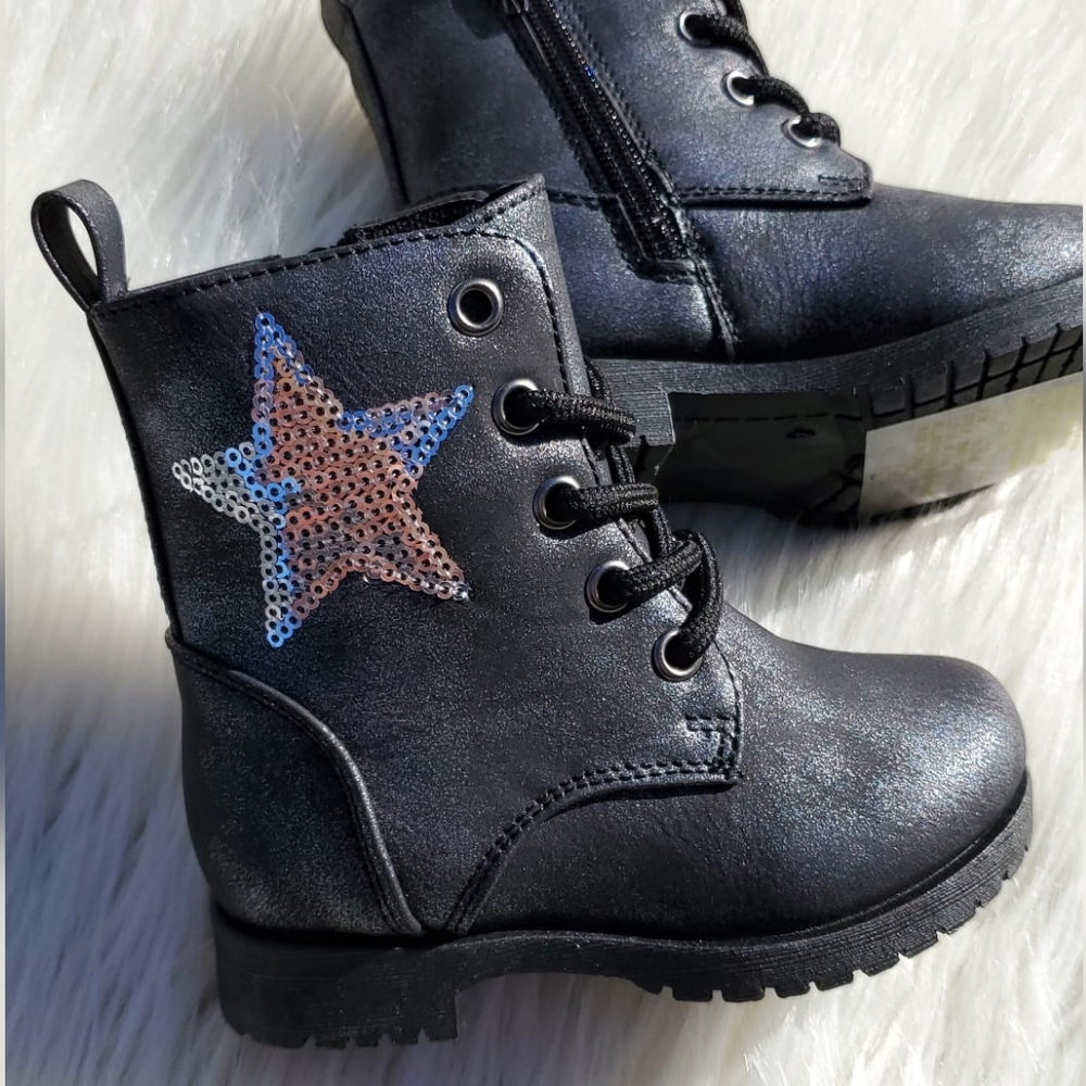 Black Motto Boots